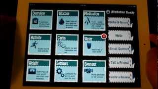 Diabetes Buddy Lite App Health fitness Review HD IPAD iPhone screenshot 5