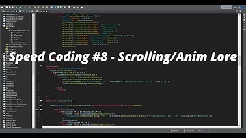 Speed Coding #8 Scrolling/Animated lore