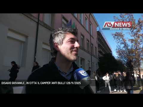DISAGIO GIOVANILE , IN CITTA' IL CAMPER 'ANTI BULLI' | 28/11/2025