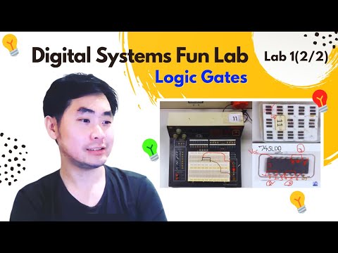 Digital Systems Laboratory 2021 Lab 1(2/2): Logic Gates Simulation on TinkerCAD 🔥