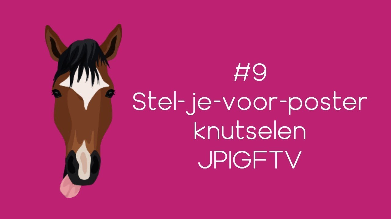 esthetisch Konijn Verleiding 9 | Paardenposter knutselen - Je Paard Is Geen Fiets TV - YouTube