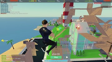 HACKER IN ROBLOX STRUCID! FLY HACKS AND AIMBOT!