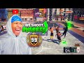 This is what happens when a 99 overall Pure Stretch Big gives me his BEST JUMPSHOT ON NBA 2K19!