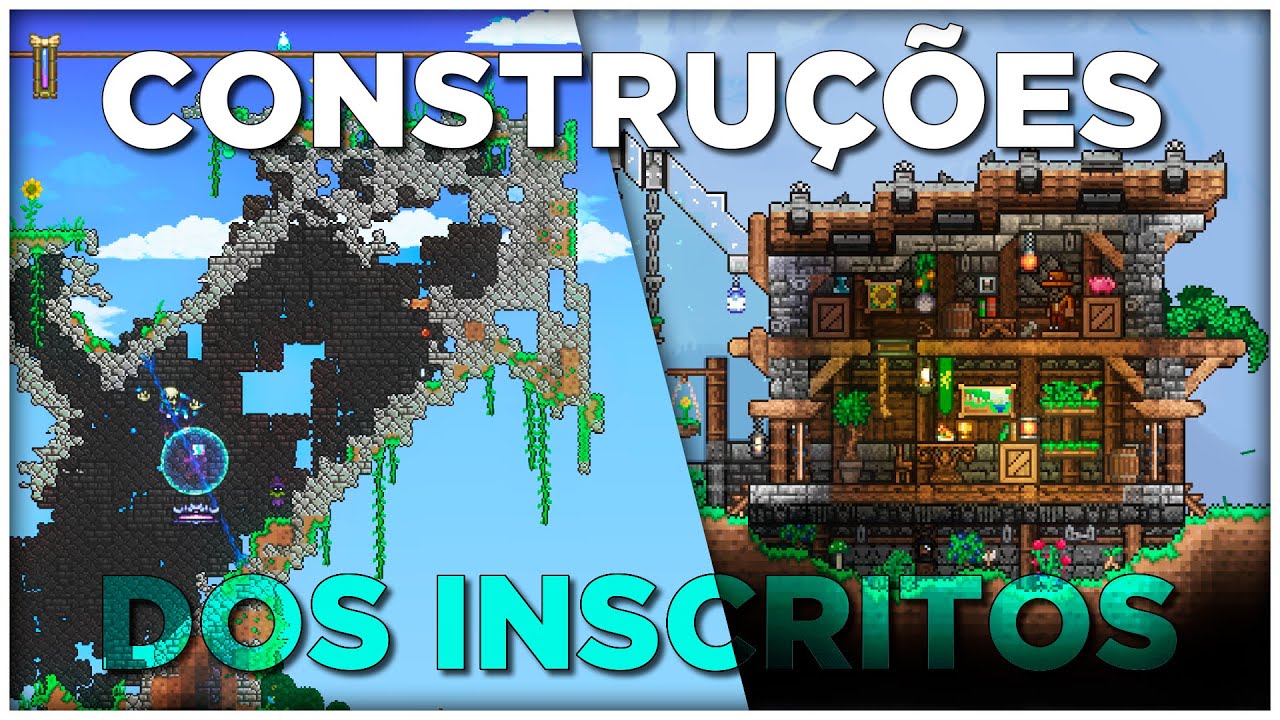 As Novas Absurdas Construções Dos inscritos No Terraria!