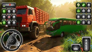 High Graphics Off-Road Bus Driving | Realistic Bus Simulator Gameplay | New Bus 2026 🎮