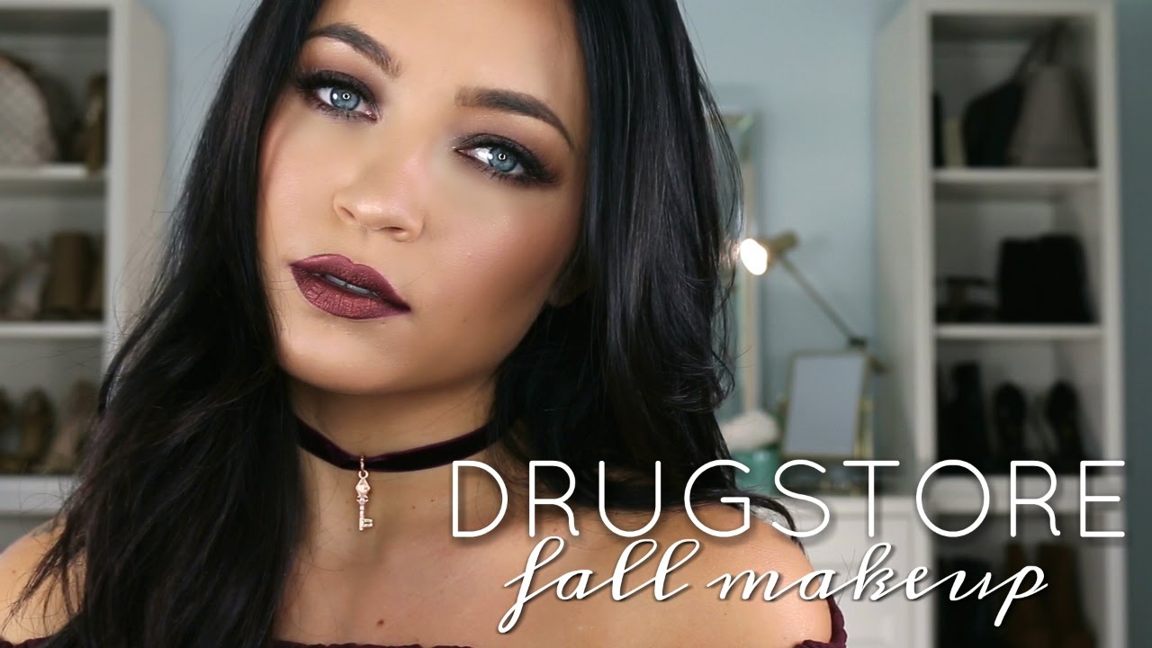 DRUGSTORE Fall Makeup Tutorial Stephanie Ledda YouTube