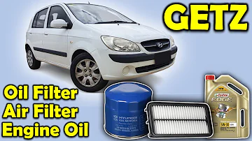 Oil Change, Oil Filter and Air Filter - Hyundai Getz 1.4L (2005-2011)