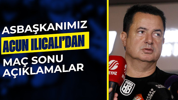 Asbaşkanımız Acun Ilıcalı'nın Maç Sonu Açıklamaları | Fenerbahçe 3-2 Çaykur Rizespor