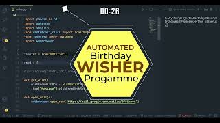 Automated Birthday Wisher Program | Python
