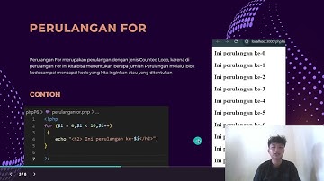 5 Jenis Perulangan dalam Pemrograman PHP - Prodi Sistem Informasi UNHI Denpasar