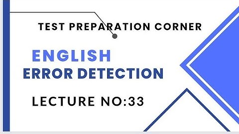 Error Detection lecture No:33|BPS 5 to BPS 15 |Spcs |FBR |FIA| MPT