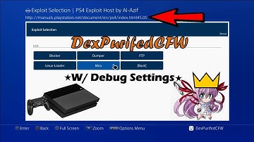 PS4 (5.05) UPDATE & Debug_Settings w/Tutorial (EASY)