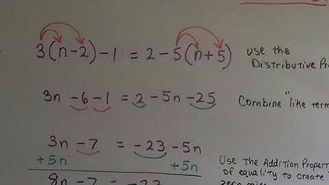 Algebra I #3.5b, Identity equations - parentheses and variables on both sides