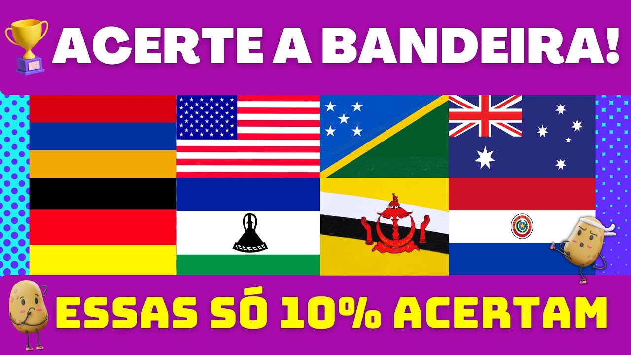 Quiz Bandeiras de países I Desafio das bandeiras #quizbandeiras #bande
