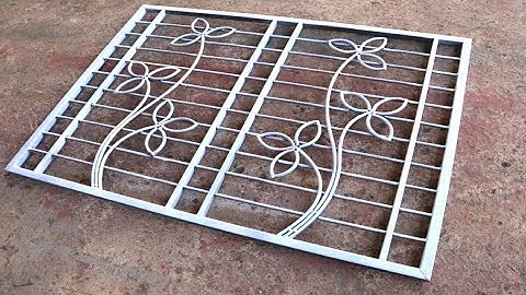 how to fabricate window grill design | cool grilled design ideas