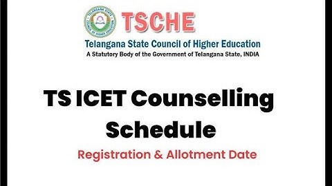 Ts icet 2023 counselling dates.. seat allotment MBA MCA
