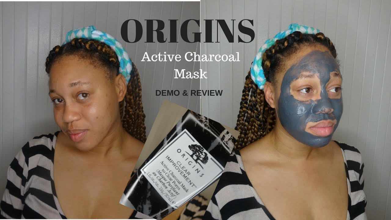 Origins Clear Improvement Active Charcoal Mask To Clear Pores Demo & Review  | Euniycemari - YouTube