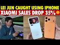 Lei Jun Caught Using iPhone! Xiaomi Sales Plunge 35%, Stock Price Halved