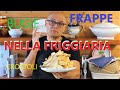 FRAPPE NELLA FRIGGITRICE AD ARIA O FRITTE anche SENZA ZUCCHERO chiacchere frappe crostoli carnevale