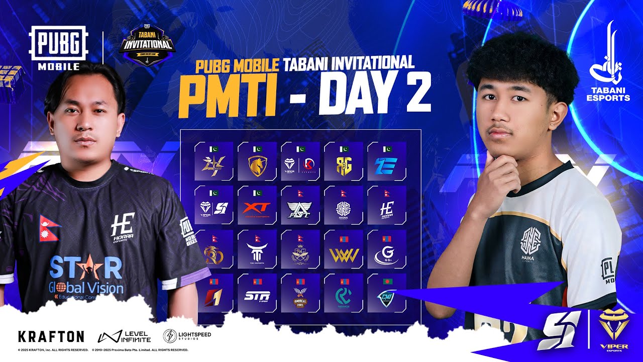 PUBG MOBILE TABANI INVITATIONAL | DAY 2 | TBE | S1XVIPER FT. #HORAA #7E #4MV #4T #IHC