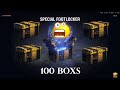 Opening 100 New Footlockers Loot Boxes | Zekin 60fps