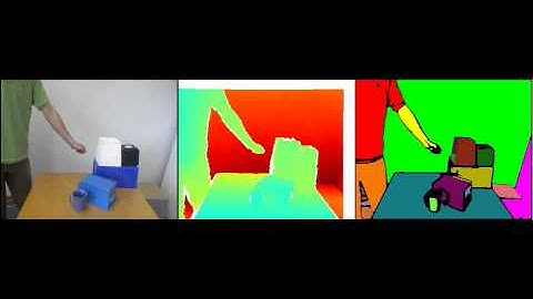 Depth-supported Real-time Video Segmentation with the Kinect