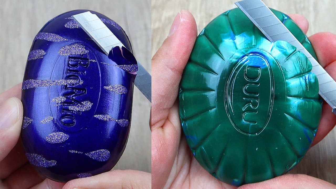 Relaxing Soap Cutting ASMR. Satisfying Soap and lipstick cutting. Corte de jabón - 949