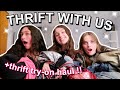 THRIFT WITH US w/ thrift try-on haul