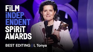 I, TONYA wins Best Editing at the 2018 Film Independent Spirit Awards