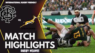 SOUTH AFRICA vs BARBARIANS | Match Highlights | International Rugby Friendly