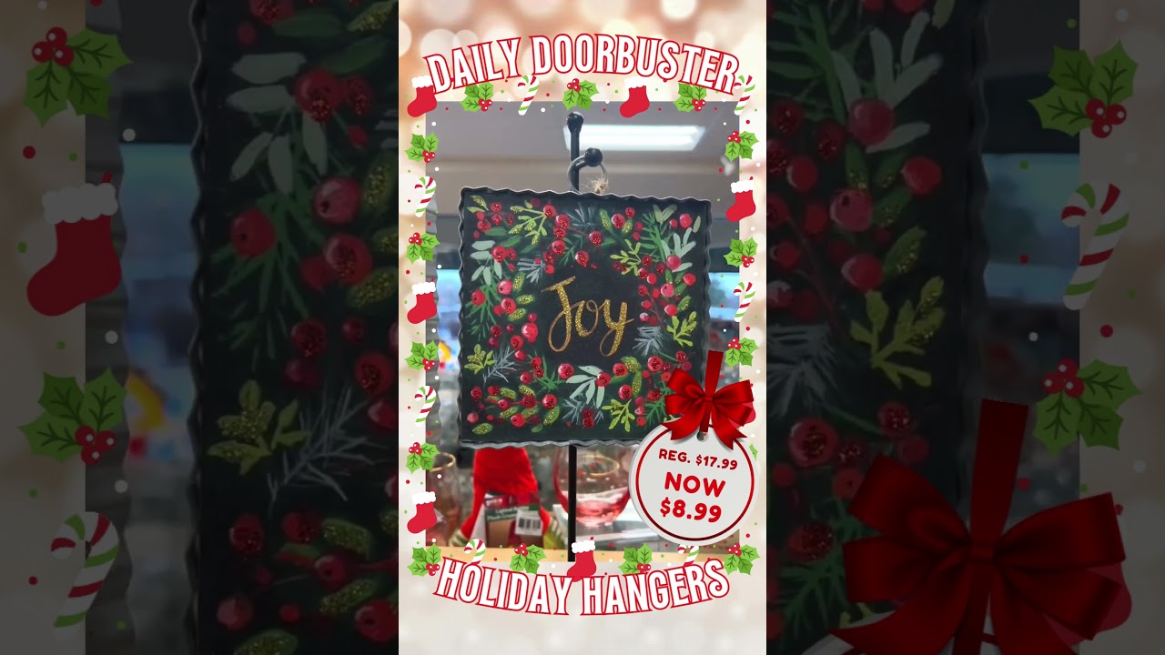 Doorbusters Day 6 Holiday Hangers
