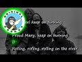 Creedence Clearwater Revival - Proud Mary - Chords & Lyrics