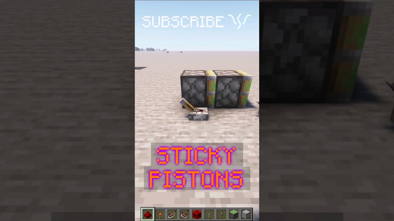 PUSH AND PULL OTHER PISTONS with STICKY PISTONS! | Redstone with PsiVolt 