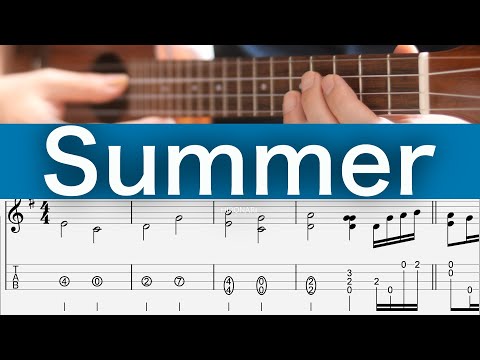 Summer ( Solo Ukulele / High-G/五線譜+TAB) - 久石譲