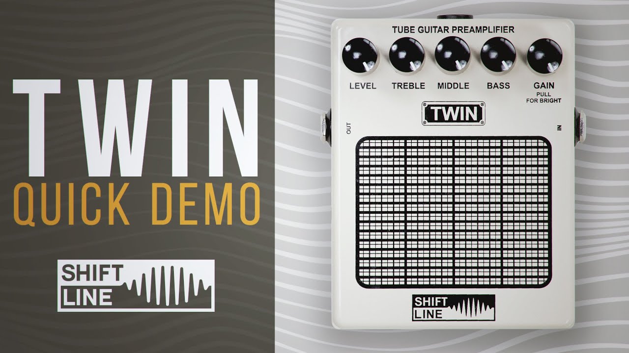 Shift Line TWIN tube guitar preamplifier | quick demo