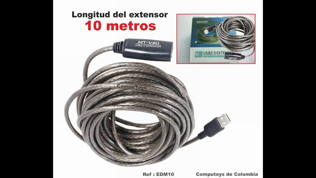 ▷ Cable USB alargador 10 metros AUSBC-10M activo