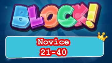 BLOCK! Novice Level 21-40 (Basic) - Lösung Solution Walkthrough