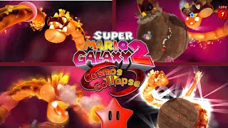 Smg2 Cosmos Collapse 2.0 Speedrunning Galaxy - Fiery Gobblegut Daredevil Running