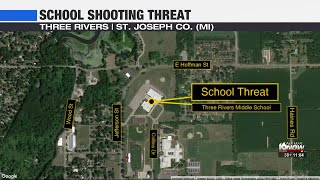 Man arrested after threatening to 'shoot up' Three Rivers Middle School