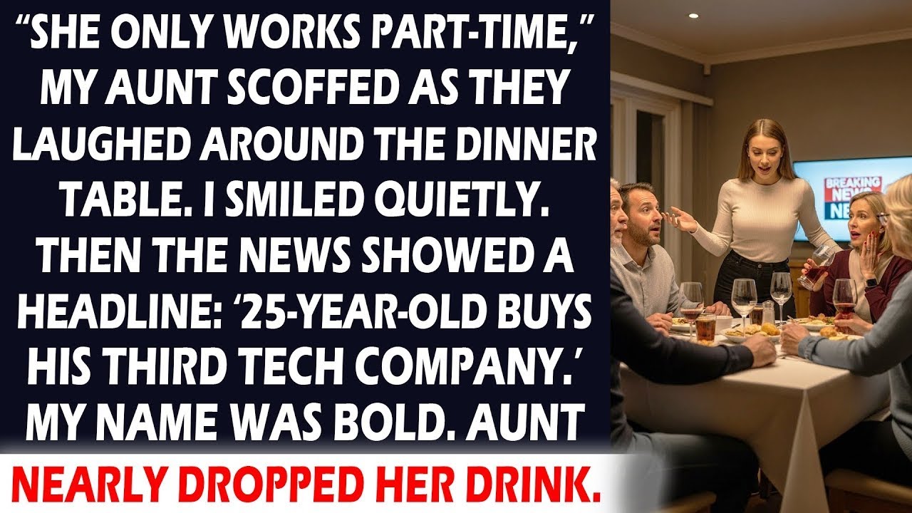 My Aunt Mocked My Part Time Job, Until the News Revealed Who I Really Am