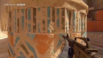 Anubis 4K with M4 and USP-S Action [allstar.gg]