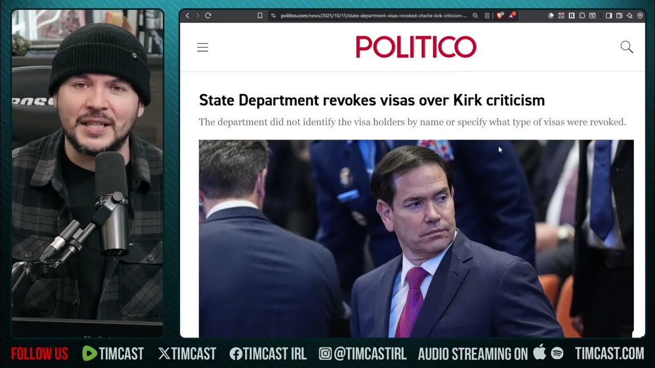 Trump Admin DEPORTS Leftists For Celebrating Charlie Kirk Assassination | Tim Pool