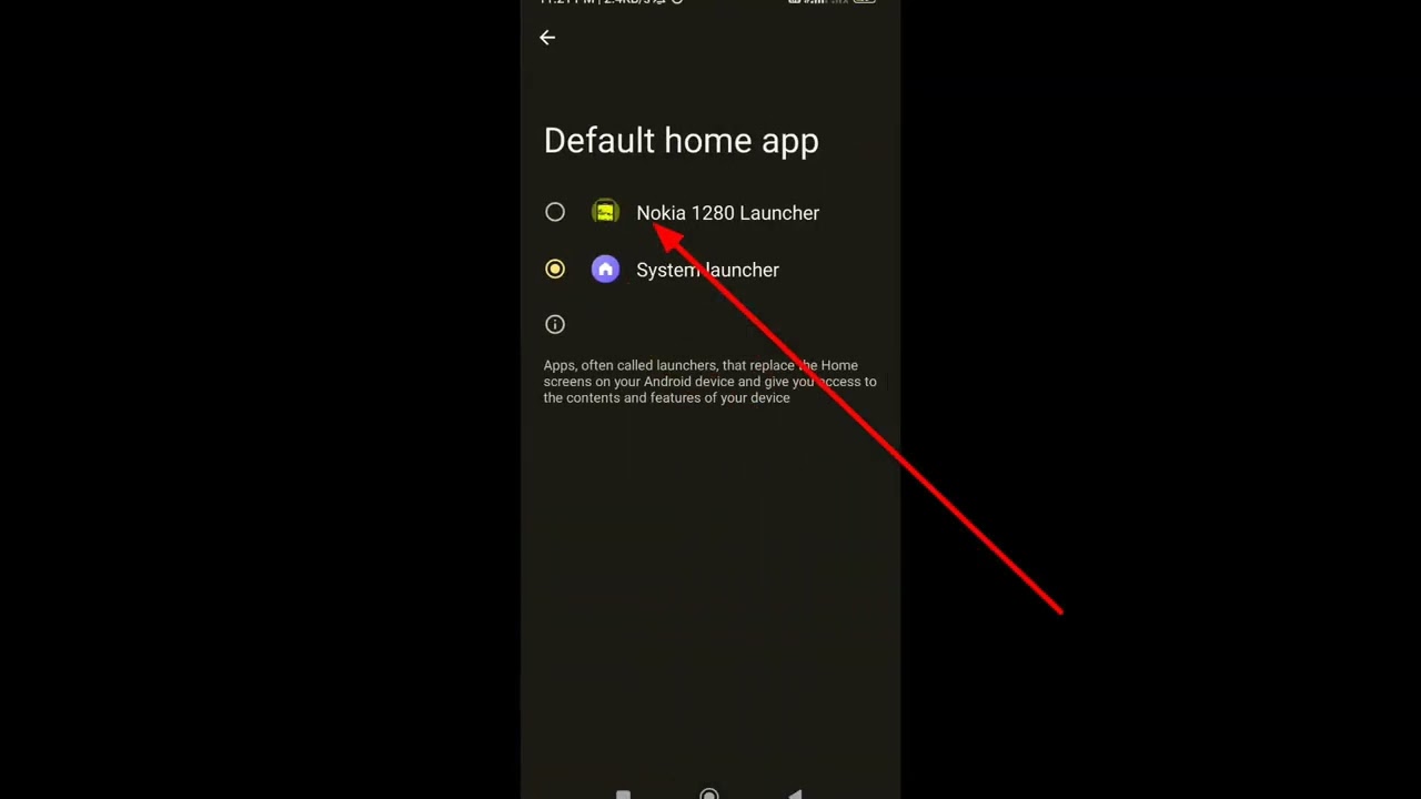 Nokia 1280 launcher for android 