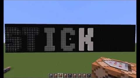Minecraft Structure Blocks - animated text part 2