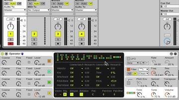 Ableton Live: Additive Synthesis with the Operator Instrument