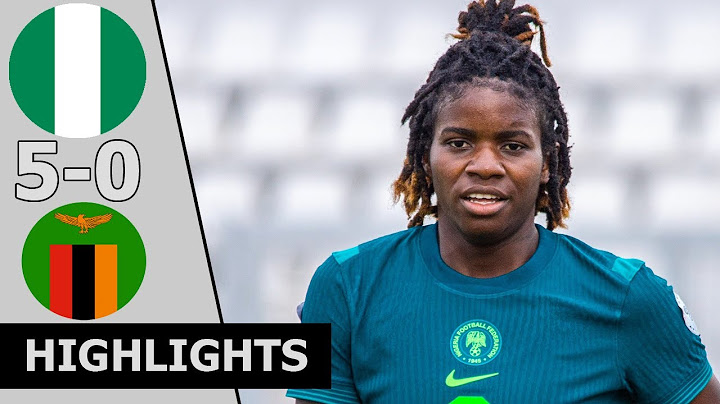 Nigeria vs Zambia 5-0 Highlights & Goals women's Africa Cup of Nations Quarter-Final 2025
