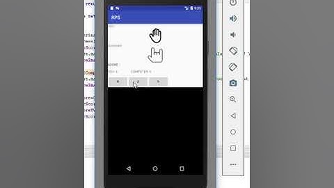 rock paper scissors game test android stdio