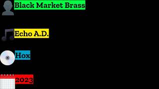Black Market Brass - Echo A.D.