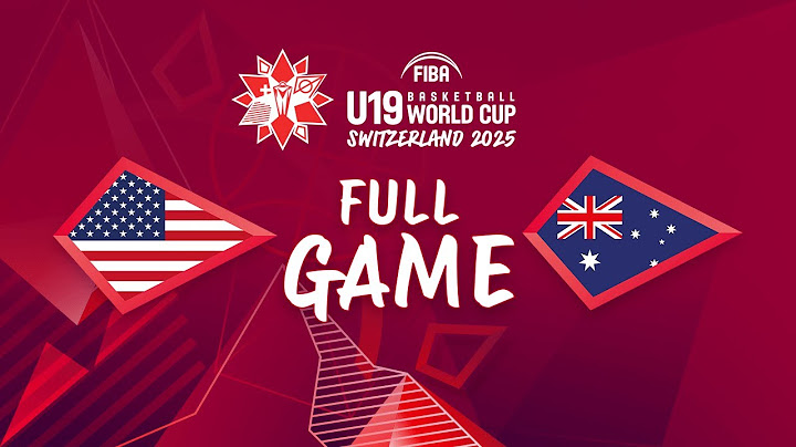 Group Phase | USA v Australia | FIBA U19 Basketball World Cup 2025