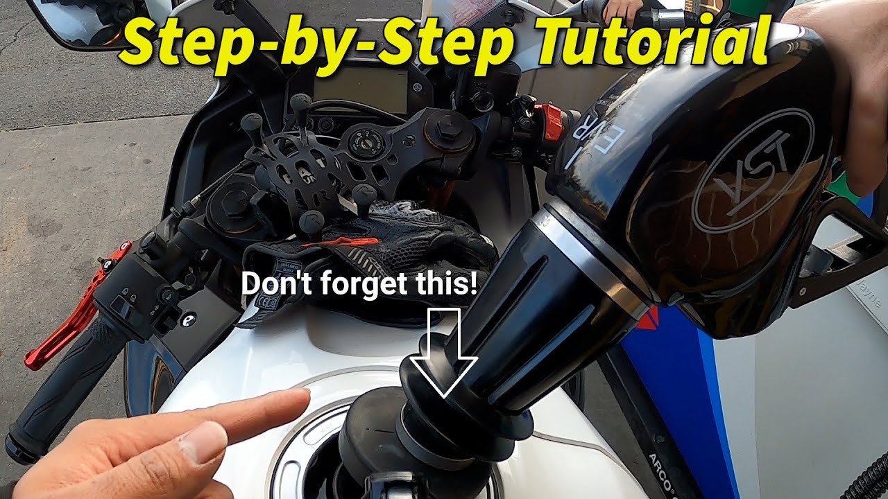 How To Fill A Motorcycle Gas Tank… Not As Simple As You Think